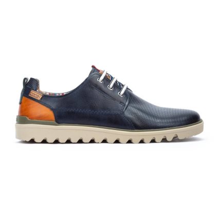 Men's Pikolinos TABERNAS Lace Up Shoes Blue | NZ C90852Q